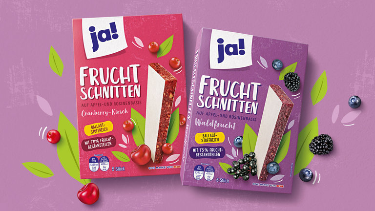 Packaging design relaunch of iconic own brand ja! by HAJOK