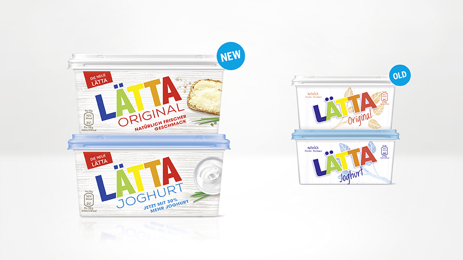 New Look for the range of classic spreadable fats from LÄTTA